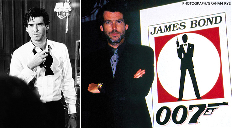 Pierce Brosnan Screen Test - Press Conference announcing him as the new James Bond