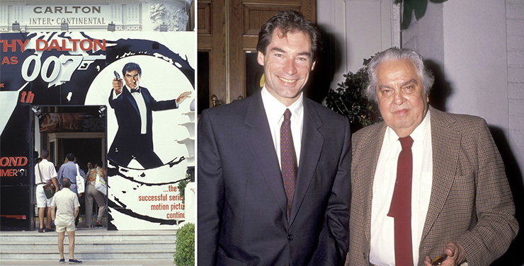 BOND 17 Cannes 1990 - Timothy Dalton and Albert R. Broccoli 1991