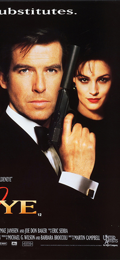 GoldenEye (1995) Quad-crown poster