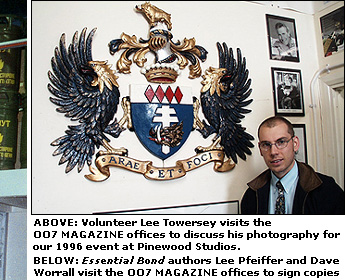 Lee Towersey with Blofeld Crest
