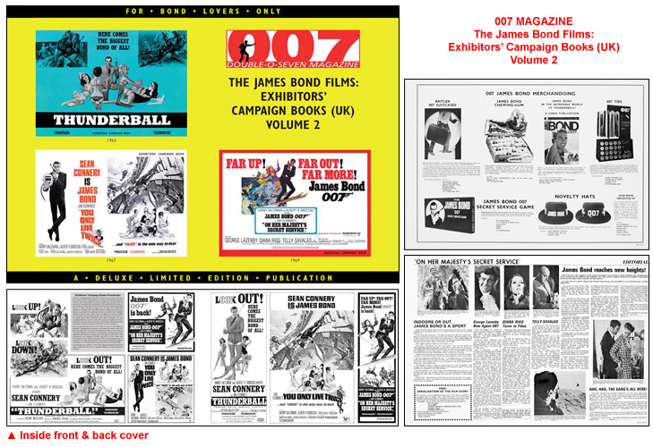 007 MAGAZINE The James Bond Films: Exhibitors’ Campaign Books (UK) Volume 2