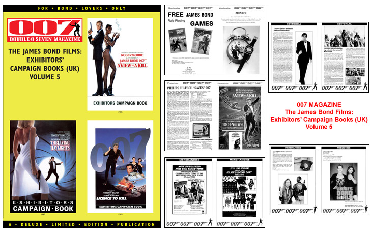 007 MAGAZINE The James Bond Films: Exhibitors’ Campaign Books (UK) Volume 5