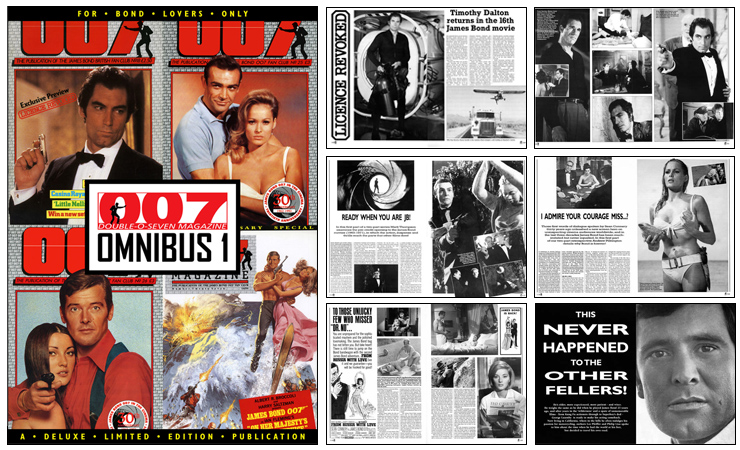 007 MAGAZINE Omnibus #1 - four complete issues of 48-page editions of 007 MAGAZINE