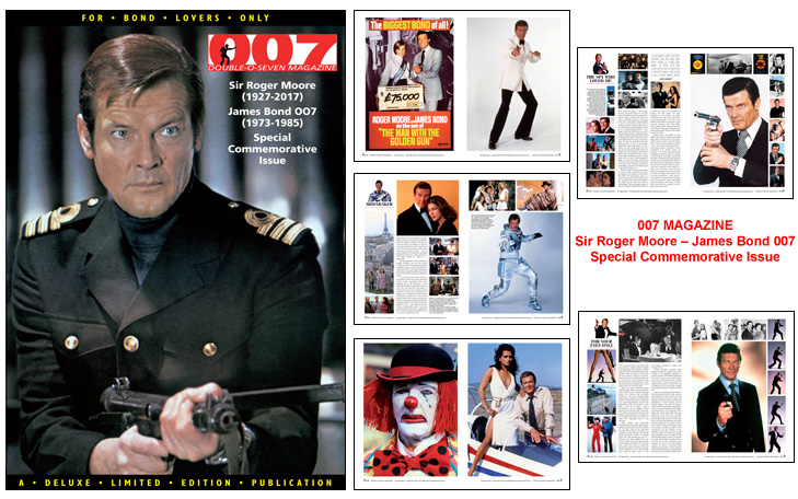 007 MAGAZINE Sir Roger Moore - James Bond 007 Special Commemorative Issue
