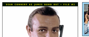 007 MAGAZINE ARCHIVE FILES - Sean Connery as James Bond 007 -  File #2