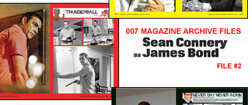 007 MAGAZINE ARCHIVE FILES - Sean Connery as James Bond 007 in Thunderball (1965)