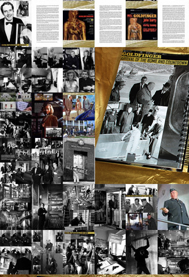 Goldfinger Portfolio montage of pages