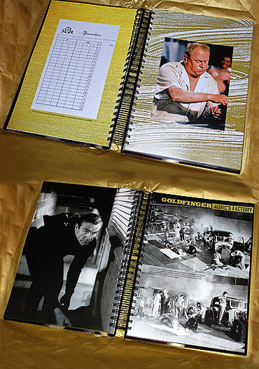 Goldfinger Portfolio page spreads