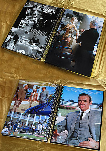 Goldfinger Portfolio page spreads