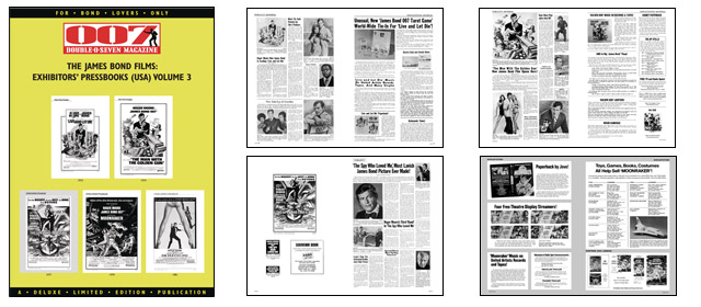 007 MAGAZINE The James Bond Films: Exhibitors Pressbooks (USA) Volume 3