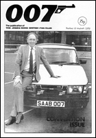 007 MAGAZINE Issue #11 - John Gardner James Bond author with SAAB