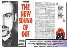 007 MAGAZINE Issue #39 Spreads - David Arnold composer James Bond