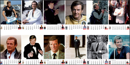 007 MAGAZINE Roger Moore James Bond 007 Limited Edition 2019 Calendar