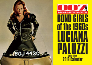 007 MAGAZINE BOND GIRLS of the 1960s LUCIANA PALUZZI Limited Edition 2019 Calendar