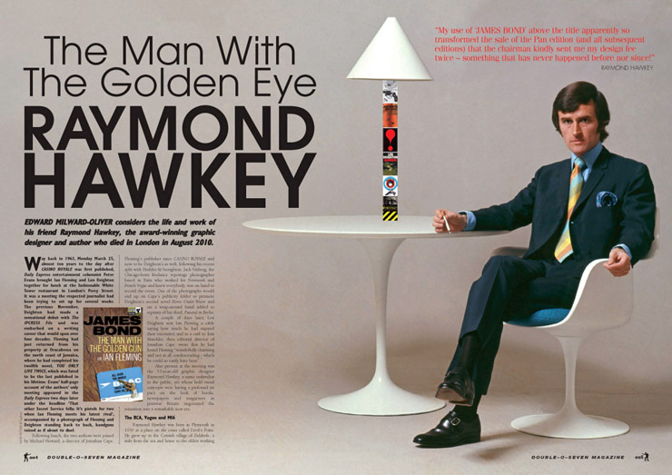 007 MAGAZINE #54 Raymond Hawkey spread