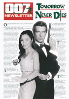 007 NEWSLETTER #16 Pierce Brosnan James Bond 007 Tomorrow Never Dies