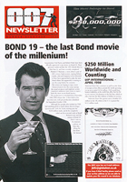 007 NEWSLETTER #18 Pierce Brosnan James Bond 007 Tomorrow Never Dies