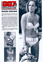 007 NEWSLETTER #22/23 Ursula Andress James Bond Girl Dr. No