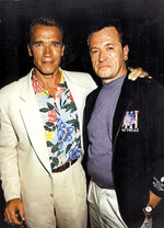 Graham Rye with Arnold Schwartzenegger
