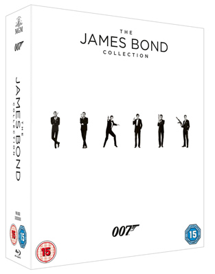 The James Bond Collection Blu-ray set