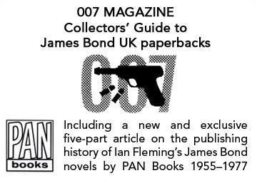 007 MAGAZINE guide to James Bond UK Paperbacks