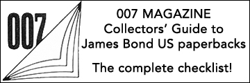 007 MAGAZINE collectors' guide to James Bond US paperbacks