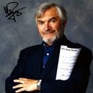 Monty Norman - composer of The James Bond Theme signed stills and copies of 007 MAGAZINE for sale