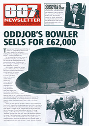 Oddjob's bowler hat sells for a records £62,000