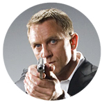 Daniel Craig as James Bond