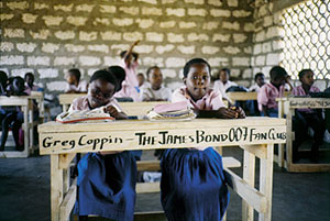 Desk at Watamu School