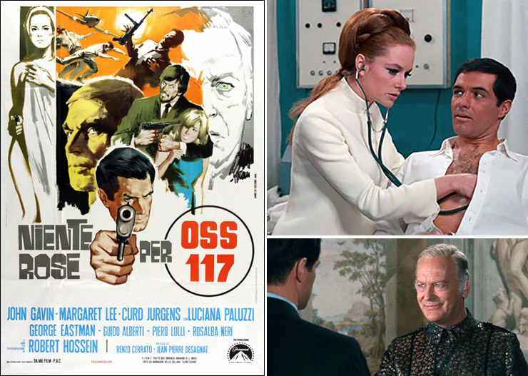 Niente Rose Per OSS 117 Italian poster | Luciana Paluzzi & John Gavin - Curt Jurgens OSS 117 - Double Agent