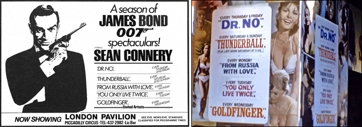 1972 James Bond Season London Pavilion
