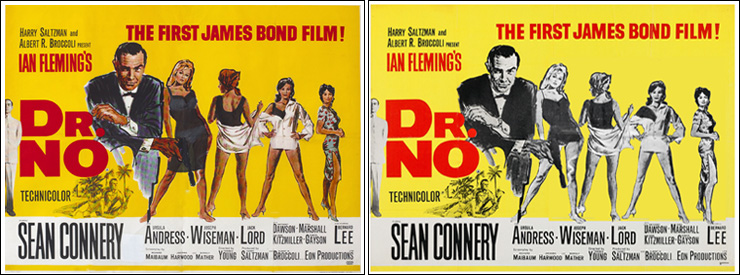 Dr. No Irish quad crown posters