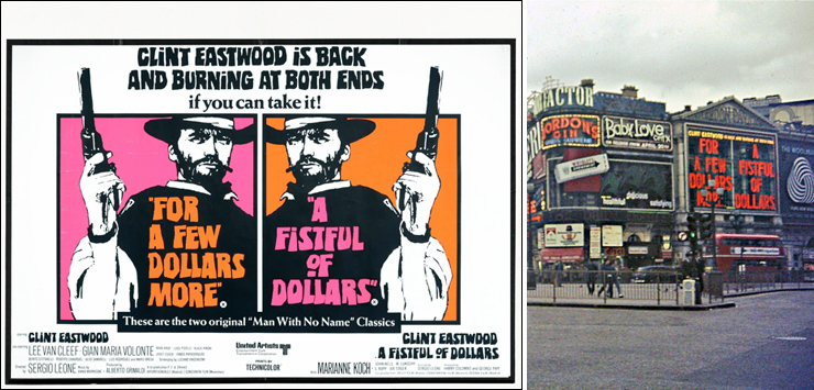 For A Few Dollars More/A Fistful of Dollars London Pavilion 1969