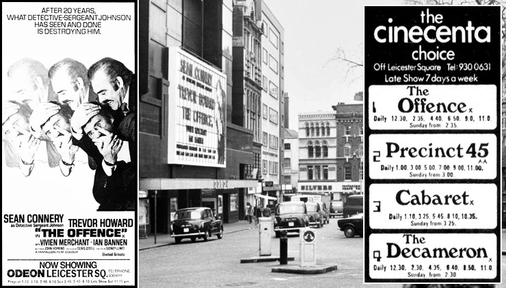 The Offence Odeon Leicester Square 1973