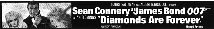 Diamonds Are Forever newspaer advertisement