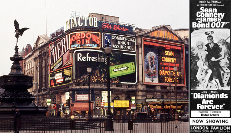 Diamonds Are Forever London Pavilion 1972