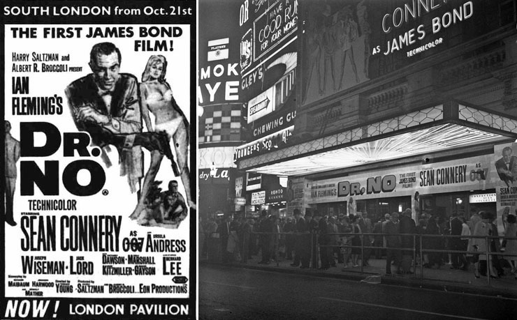 Dr. No newspaper advertisement/London Pavilion 