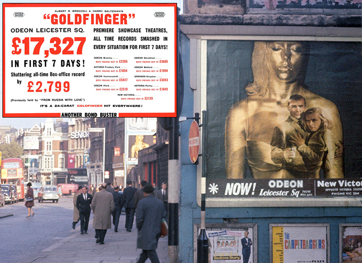 Goldfinger box-office Odeon Leicester Square