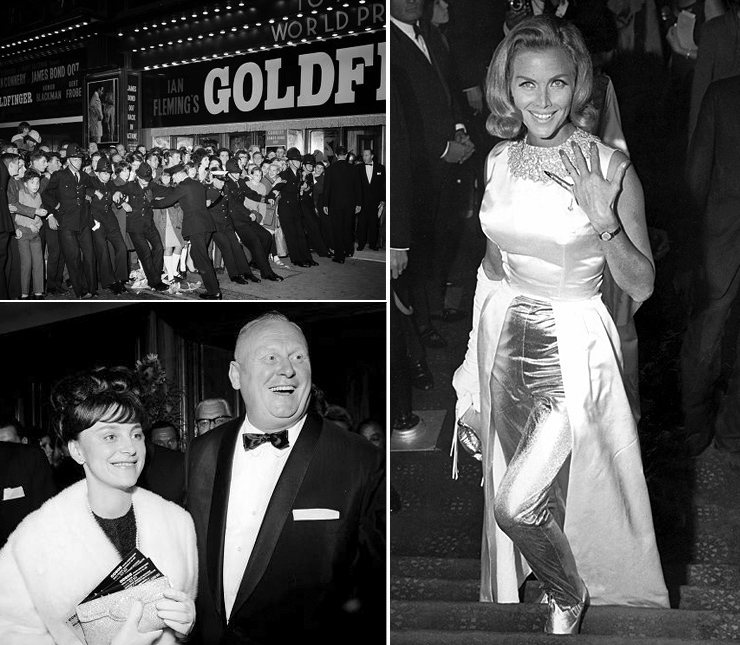 Goldfinger premiere ODEON Leicester Square 17 September 1964
