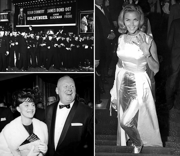 Goldfinger premiere ODEON Leicester Square 17 September 1964