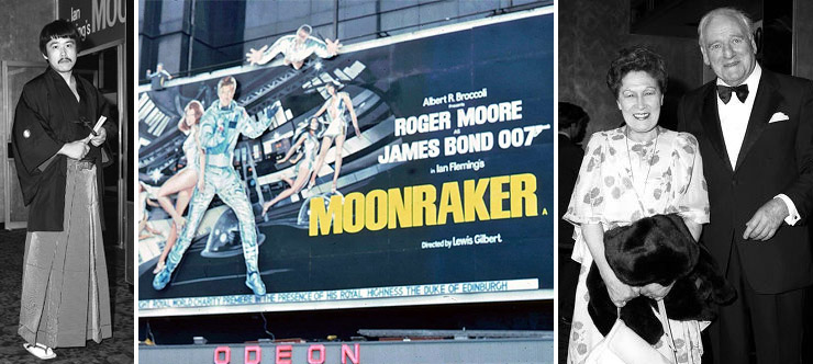 Moonraker premiere ODEON Leicester Square |  Bernard Lee with his wife