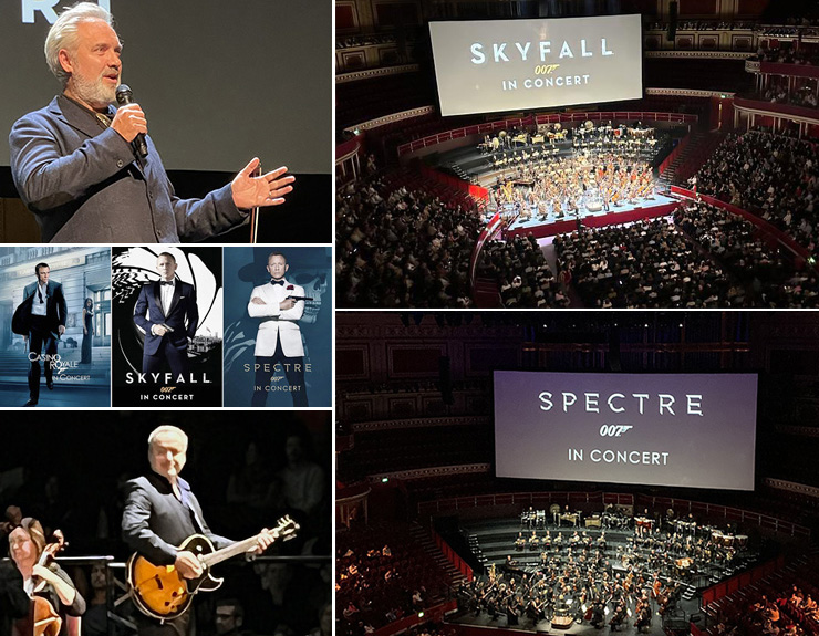 Casino Royale IN CONCERT, Skyfall IN CONCERT and Spectre IN CONCERT at London's Royal Albert Hall.