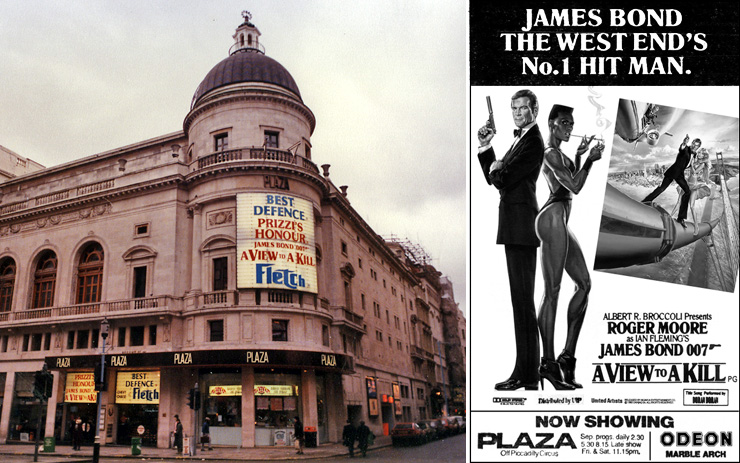 A View To A Kill Plaza Piccadilly 1985