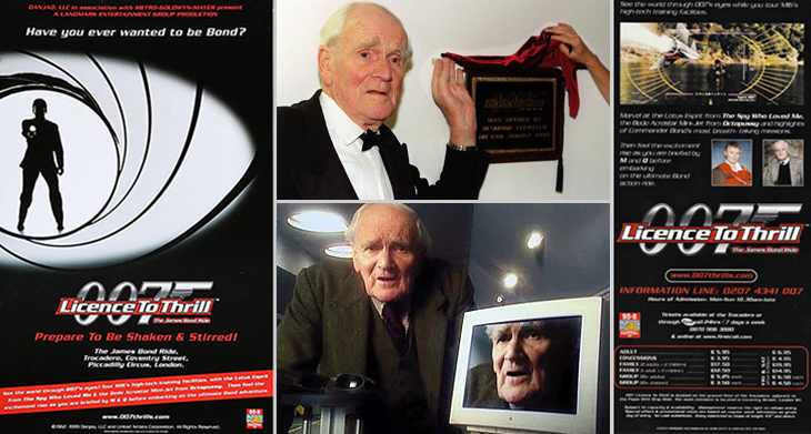 Licence To Thrill - Trocadero Centre London 1999 opened by Desmond Llewelyn
