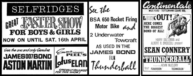 Selfridges Easter Show/Thunderball Continentale