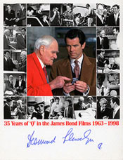 Desmond Llewelyn "Q" - signed still 