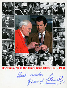 Desmond Llewelyn "Q" - signed still