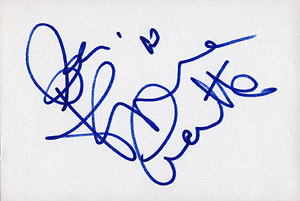 Maria Grazia Cuccinotta autograph