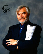 CLICK FOR LARGER IMAGE - Monty Norman - James Bond theme composer - signed still